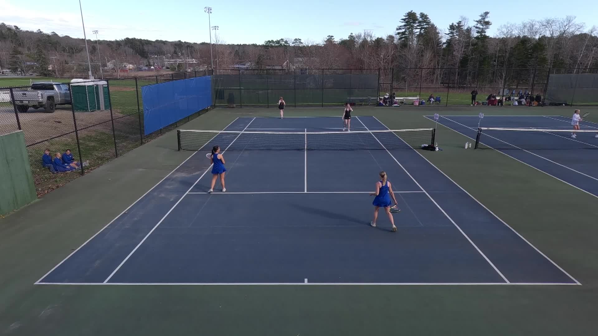 Girls Tennis - Boothbay v Maranacook_Court 1 Match 2