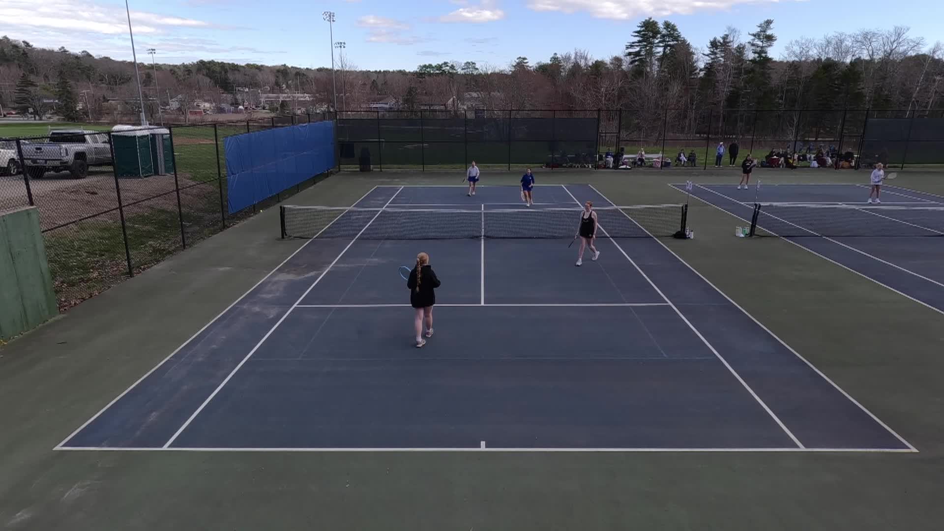 Girls Tennis - Boothbay v Maranacook_Court 1 Match 1