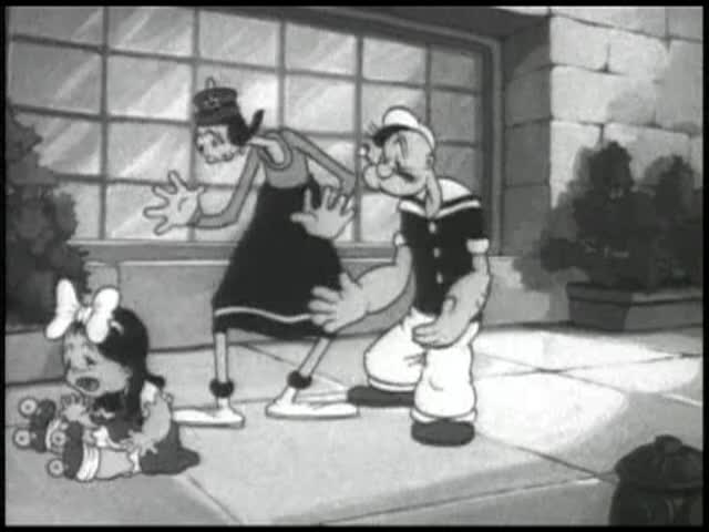 Cartoon - Popeye A Date to Skate